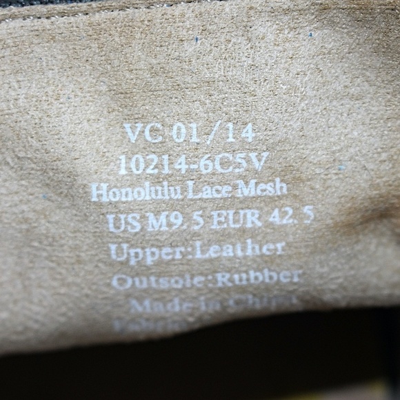 Olukai - Honolulu Mesh Boat Shoes, color Dark Shadow (Navy) - size 9.5 - Picture 8 of 8